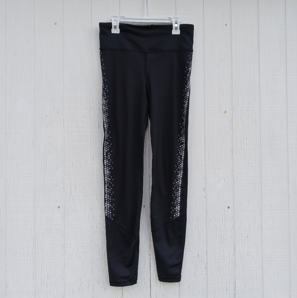 Gap Fit Womens‎ Sz S Tall Black Mid Rise Ankle Leggings Athletic